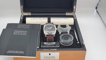 Panerai PAM00587 Marina Militare Radiomir 1940 Full Special Editions Set unpolished first owner PAM 587