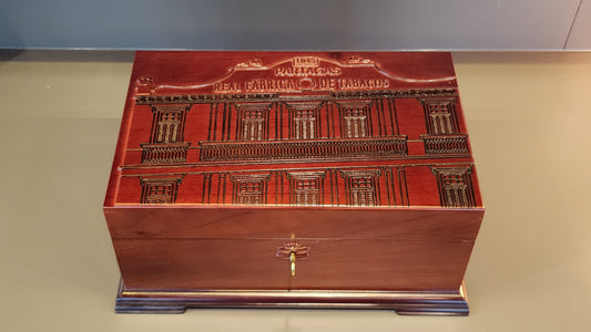 Carved Partagás Facade Humidor