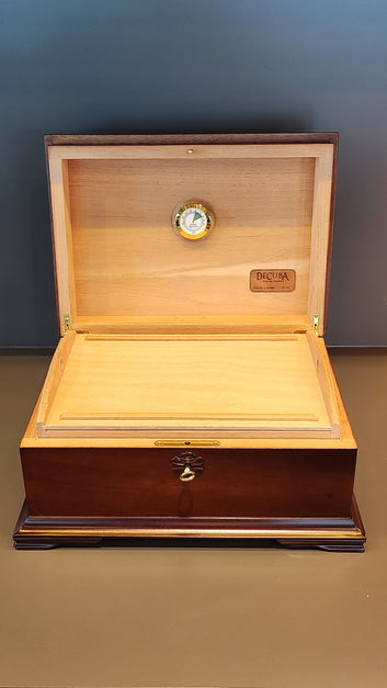 Partagás Iron Humidor Carved with Grecas