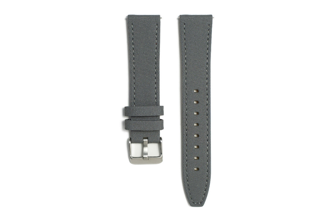 Stallone Light Grey Cordura TechTuff Technical Watch Strap