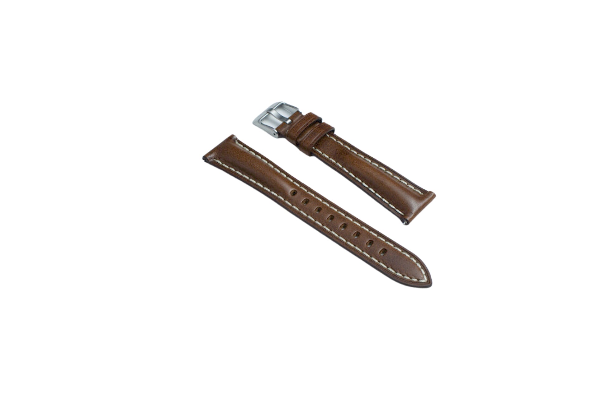 20mm Chocolate Classic Leather Watch Straps | Cooper Series