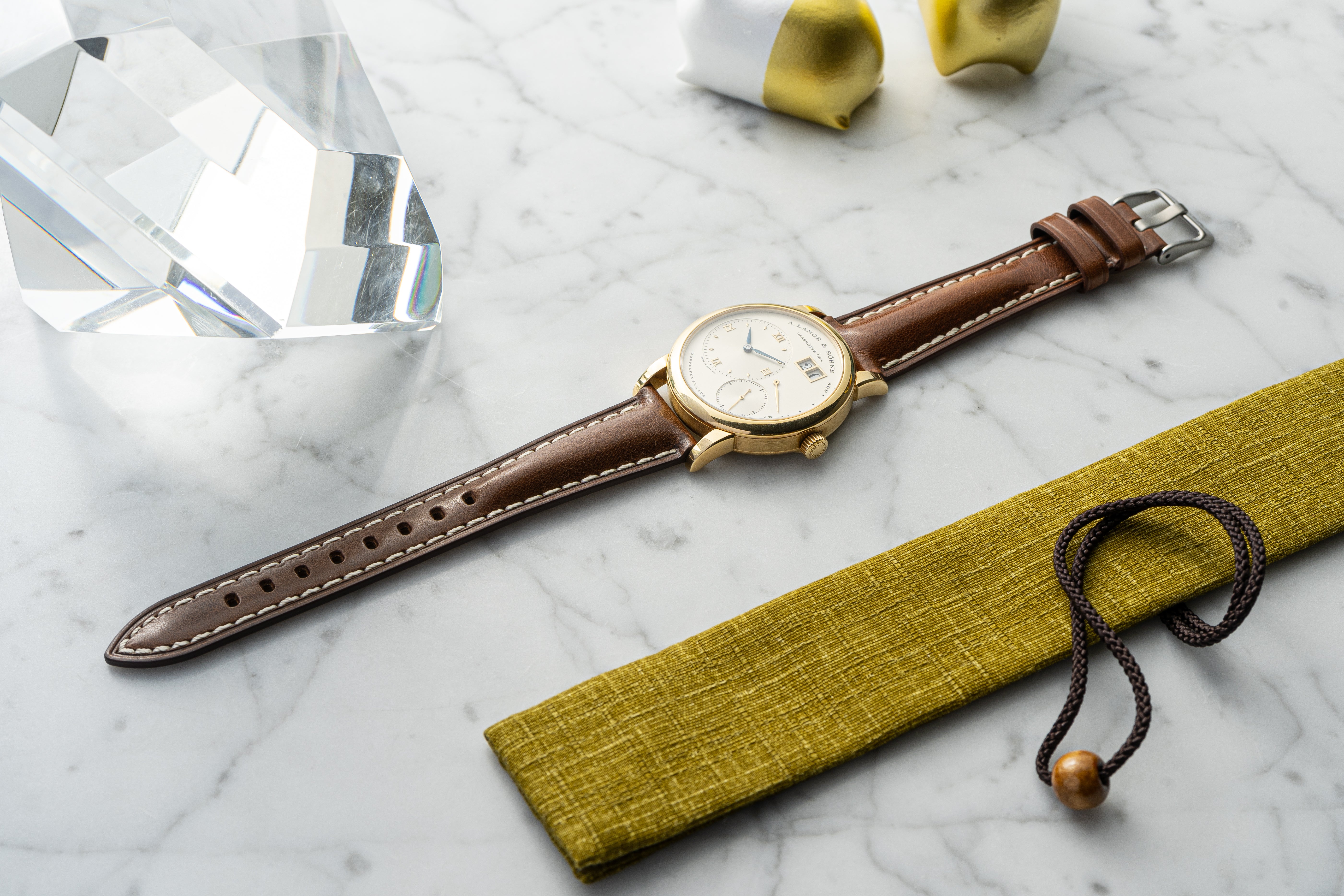 20mm Chocolate Classic Leather Watch Straps | Cooper Series by Kimondo