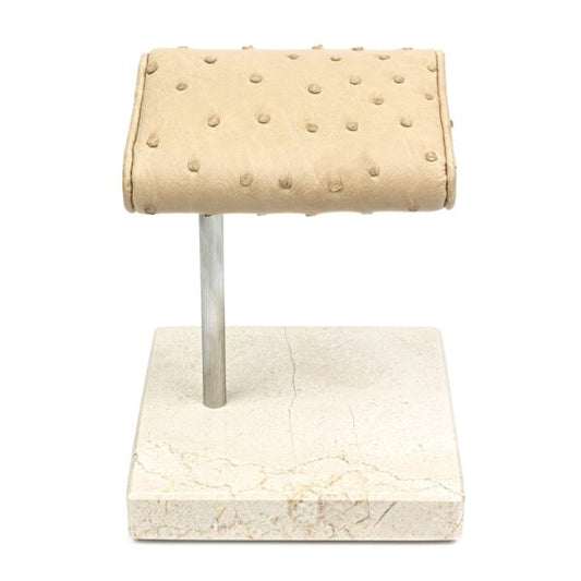THE WATCH STAND SINGLE – BEIGE – BEIGE OSTRICH