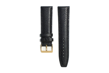 Kennedy Black Camelgrain Watch Strap