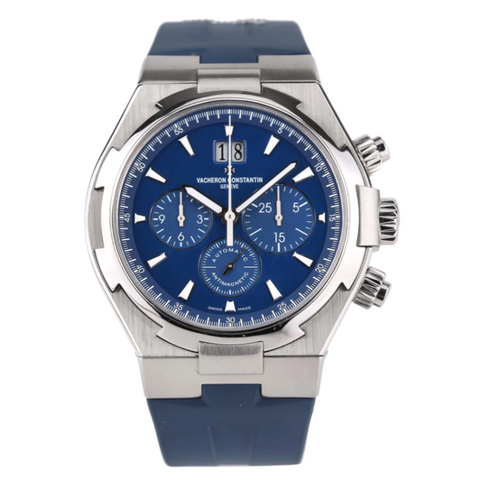 Vacheron Constantin Overseas Chronograph 49150/000A-9745 Blue Steel Very Rare 2nd Gen MINT 49150/b01a-9745 FULL SET