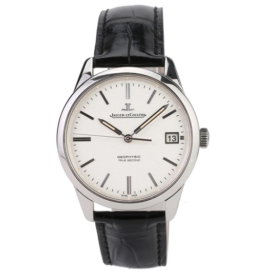JAEGER-LECOULTRE Q8018420 GEOPHYSIC TRUE SECOND 2018 FULL SET BOX & PAPERS MINT LIKE NEW DISCONTINUED COMPLICATION