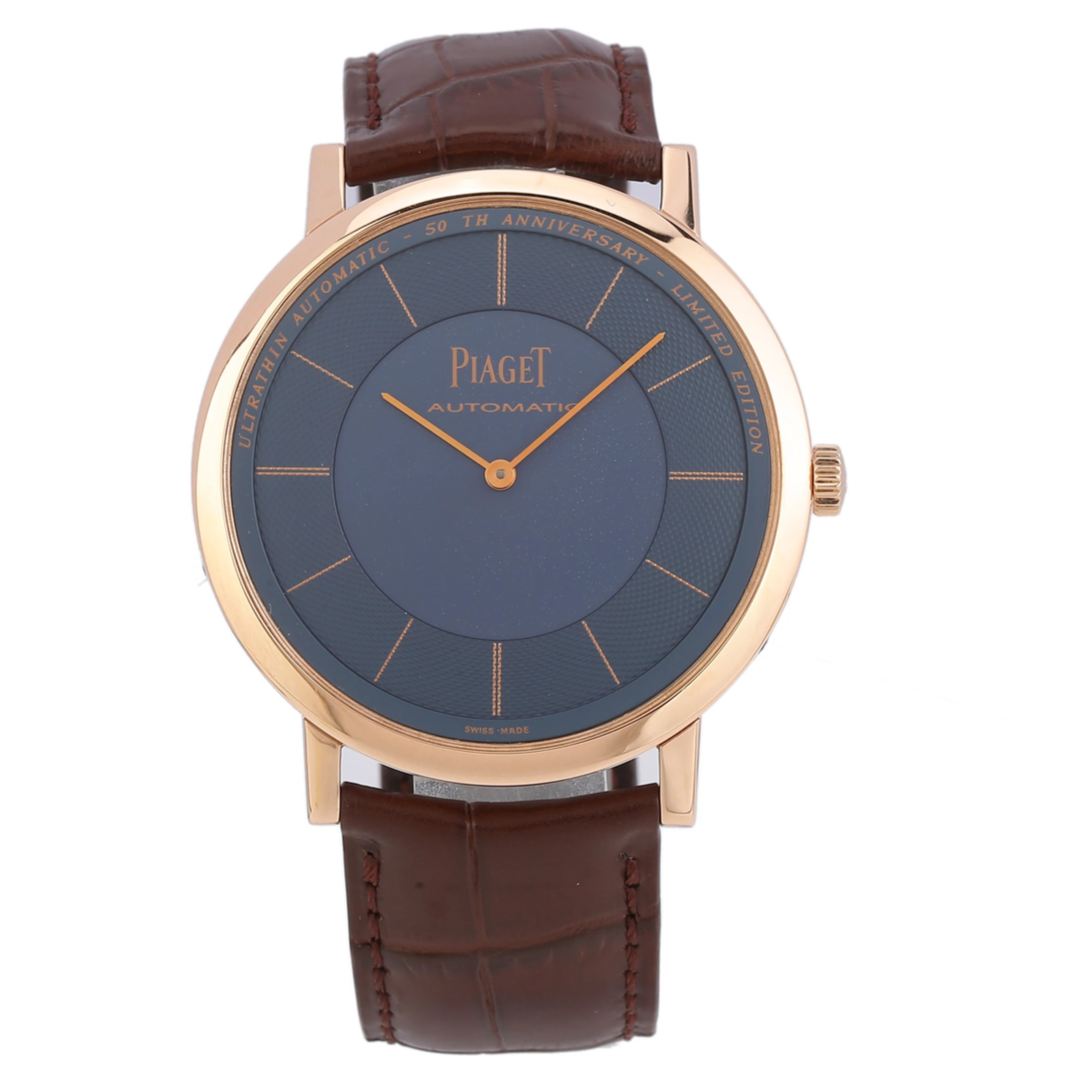 Piaget Altiplano P10724 G0A35131 Ultrathin Automatic 50 Anniversary Limited Edition G0A35132 Blue Dial Rare MINT