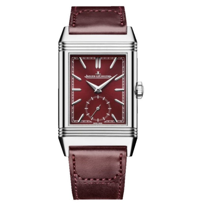 Jaeger-LeCoultre Q397846J Reverso Tribute Small Seconds Red Warranty 02/28 Box & Papers Very Good Condition Mint